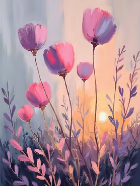 Graphic Art By Pär "Wild Flower 4145"