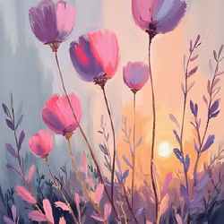 Graphic Art By Pär "Wild Flower 4145"