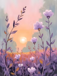 Graphic Art By Pär "Wild Flower 4150"