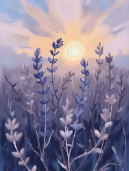 Graphic Art By Pär "Wild Flower 4155"