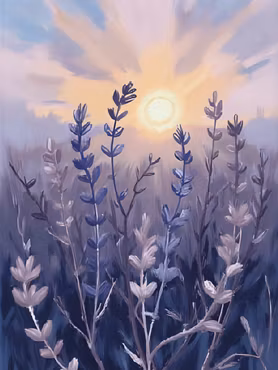 Graphic Art By Pär "Wild Flower 4155"