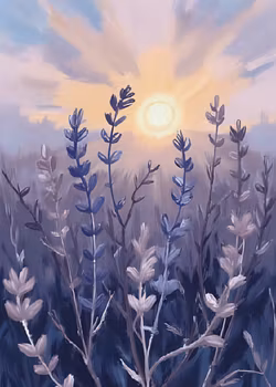 Graphic Art "Wild Flower 6101"