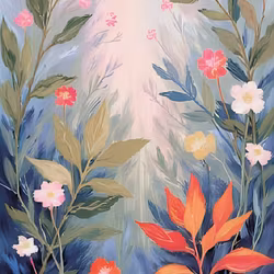 Graphic Art "Wild Flower 6105"