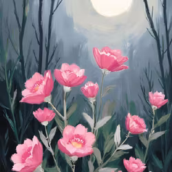 Graphic Art "Wild Flower 6107"