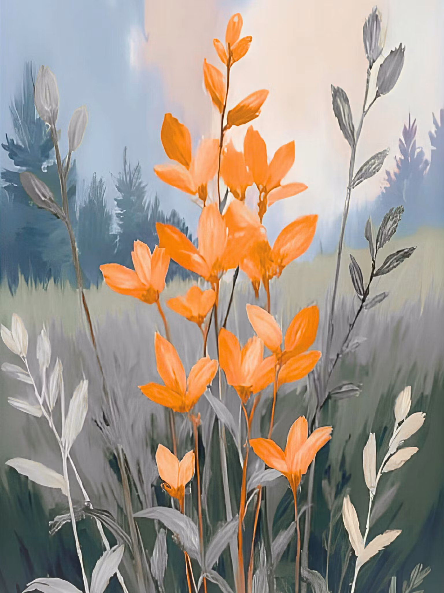 Graphic Art "Wild Flower 6109"