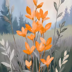 Graphic Art "Wild Flower 6109"