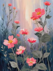 Graphic Art "Wild Flower 6200"