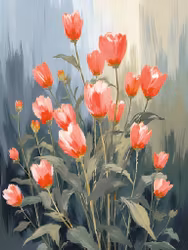 Graphic Art "Wild Flower 6205"