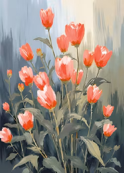 Graphic Art "Wild Flower 6205"