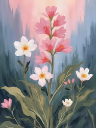 Graphic Art "Wild Flower 6210"