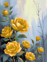 Graphic Art "Wild Flower 6220"