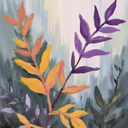 Graphic Art "Wild Flower 6225"