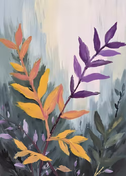 Graphic Art "Wild Flower 6225"