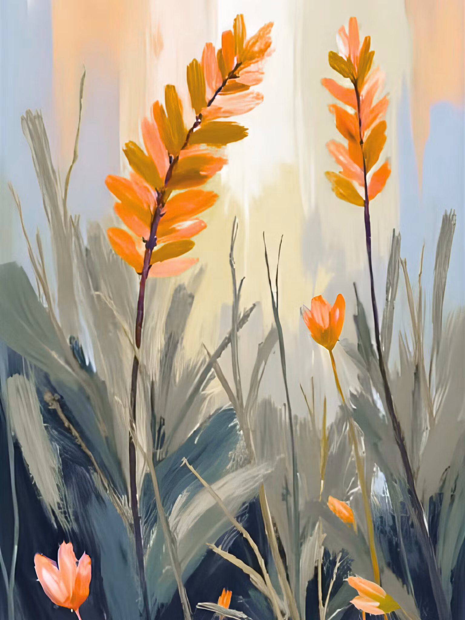 Graphic Art "Wild Flower 6235"