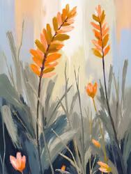 Graphic Art "Wild Flower 6235"