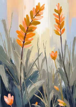 Graphic Art "Wild Flower 6235"