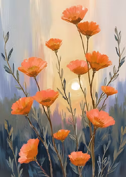 Graphic Art "Wild Flower 6250"