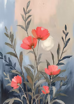 Graphic Art "Wild Flower 6255"