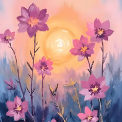 Graphic Art "Wild Flower 6260"