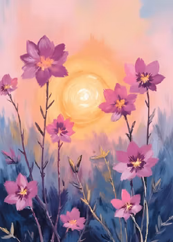 Graphic Art "Wild Flower 6260"