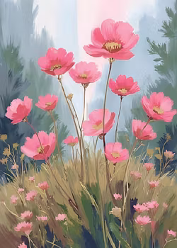 Graphic Art "Wild Flower 6290"