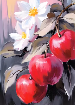 Graphic Art "Wild Flower 6295"