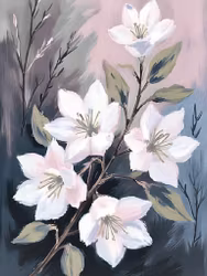 Graphic Art "Wild Flower 6320"