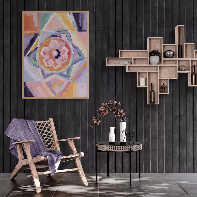 Graphic Art By Pär "The flower at the center of existence"