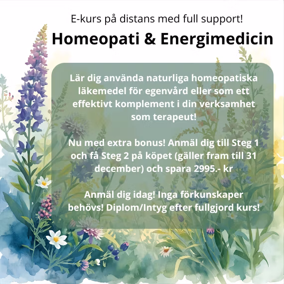 Förmånligt pris fram till 31 december! Steg 1 och Steg 2 för samma pris!