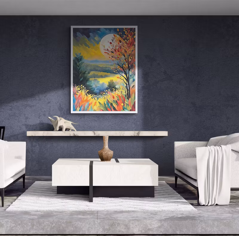 Graphic Art "My spiritual light gives me courage"