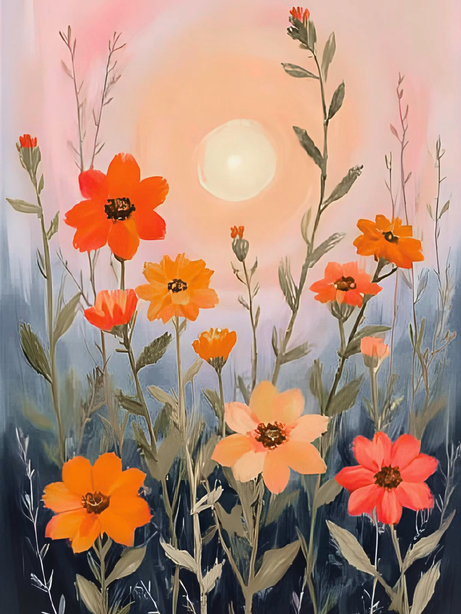 Graphic Art "Wild Flower 7201"