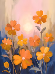 Graphic Art "Wild Flower 7205"