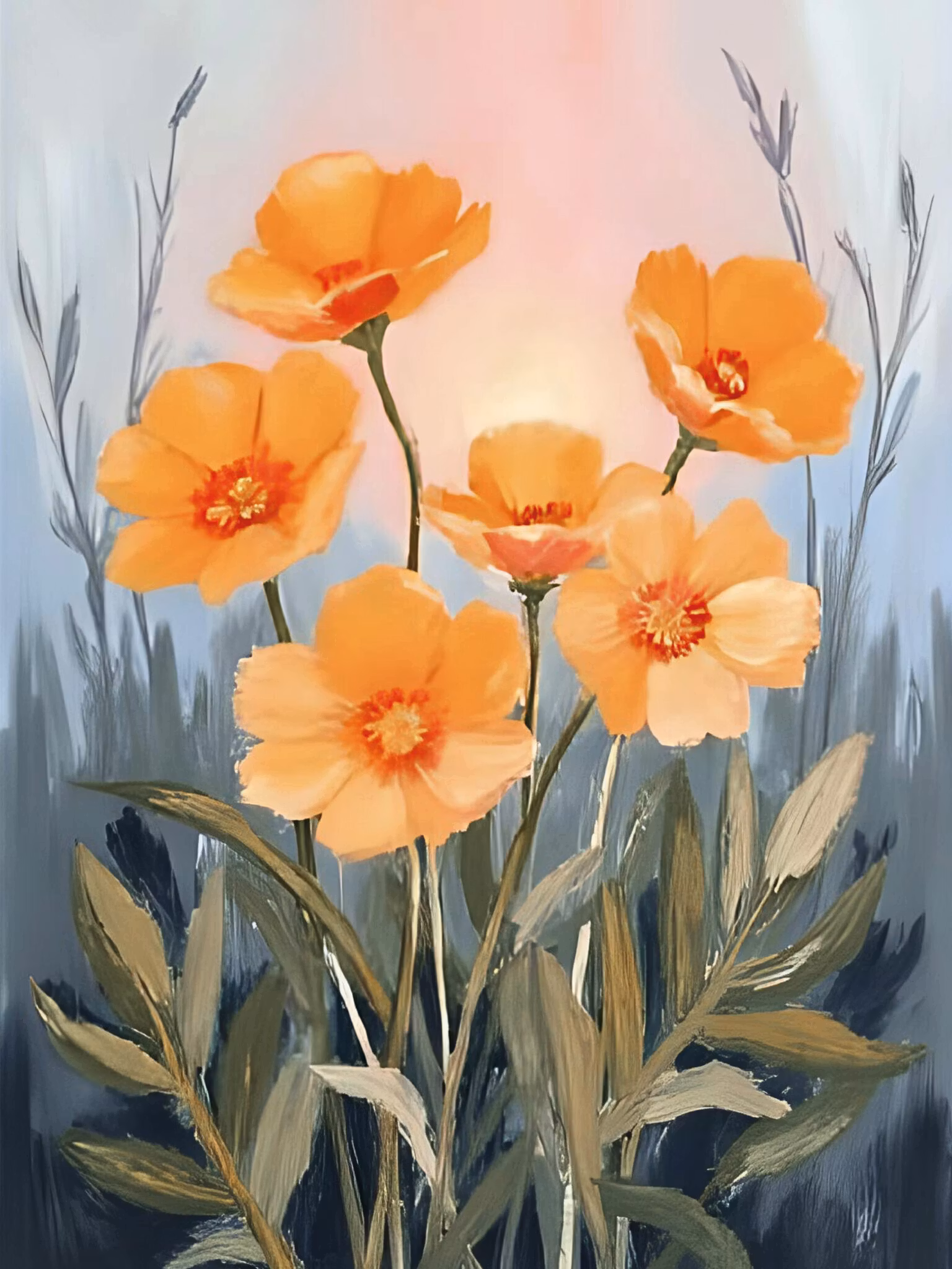 Graphic Art "Wild Flower 7209"