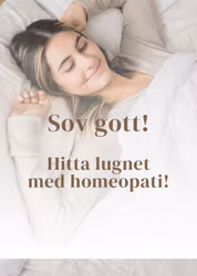 Minikurs - Sov gott! Homeopati vid sömn problem - hitta lugnet naturligt!