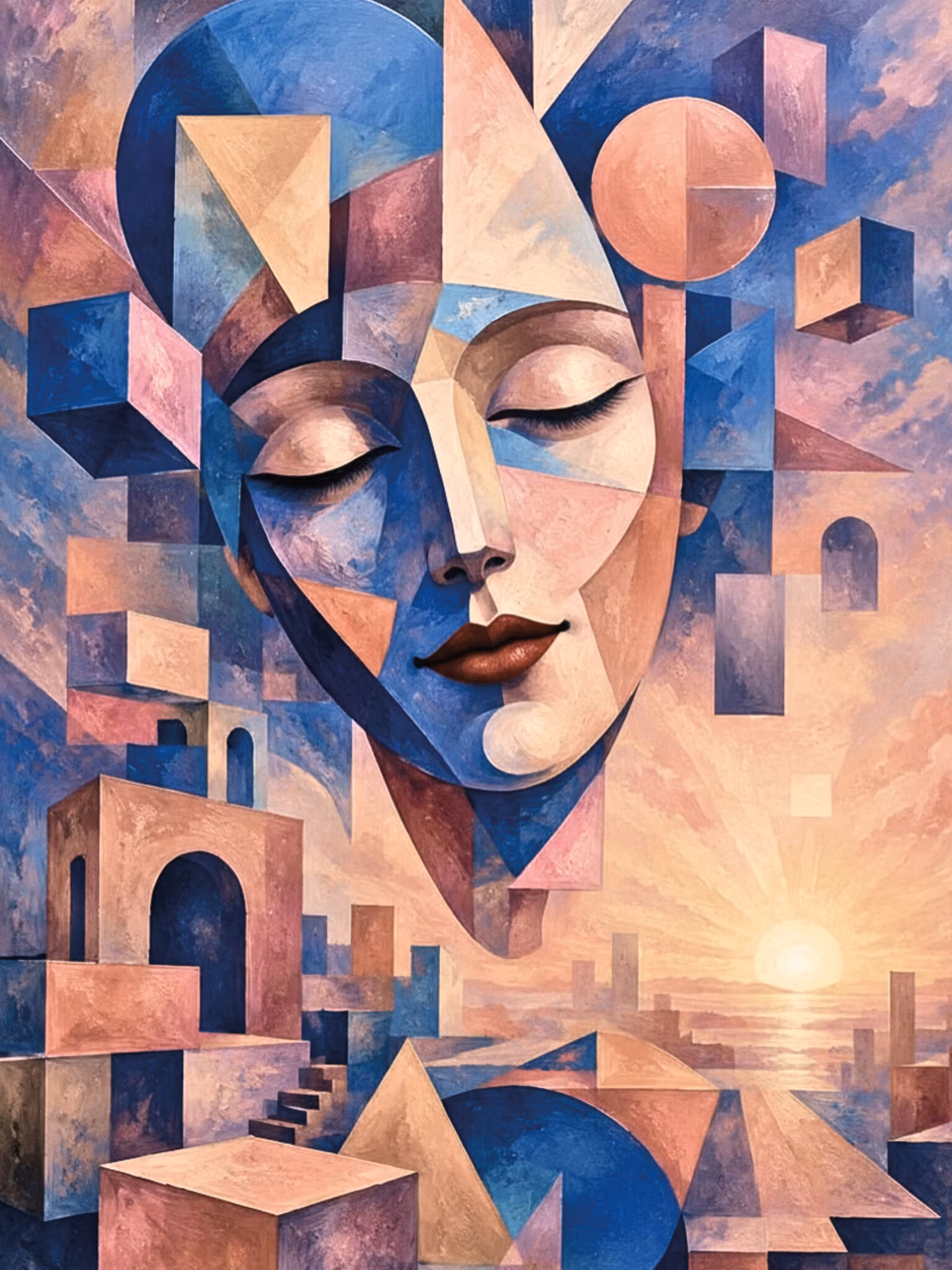 Graphic Art "The gentle radiance of nature"