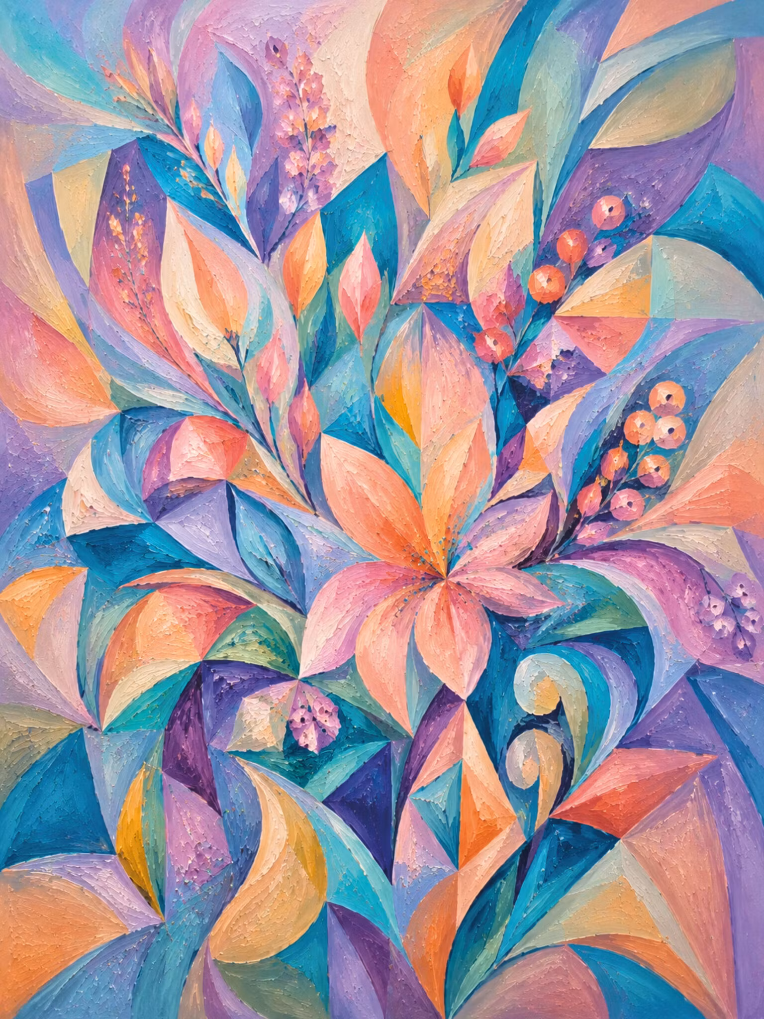 Graphic Art "My heart is bright and light"