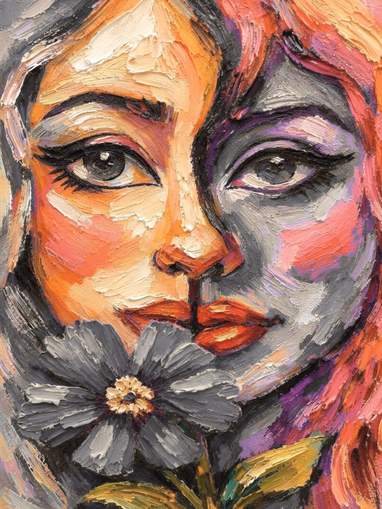 Graphic Art "Awareness of love"