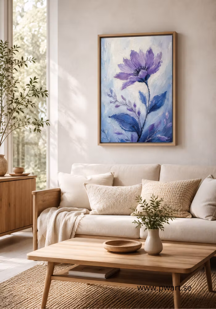 Graphic Art "Blue flower"