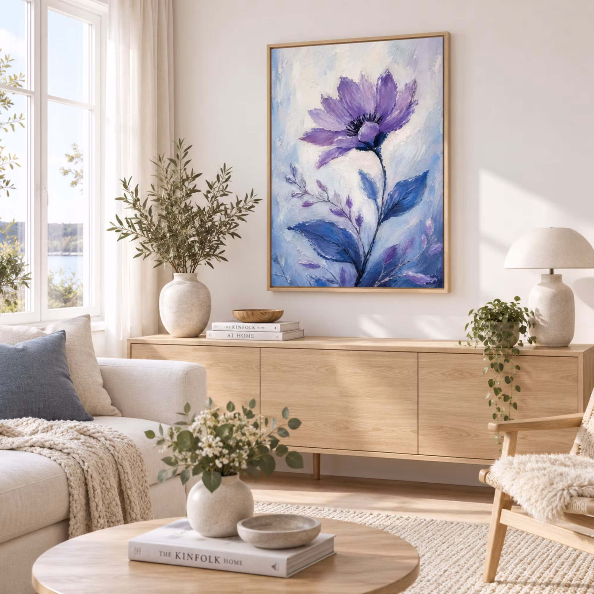 Graphic Art "Blue flower"