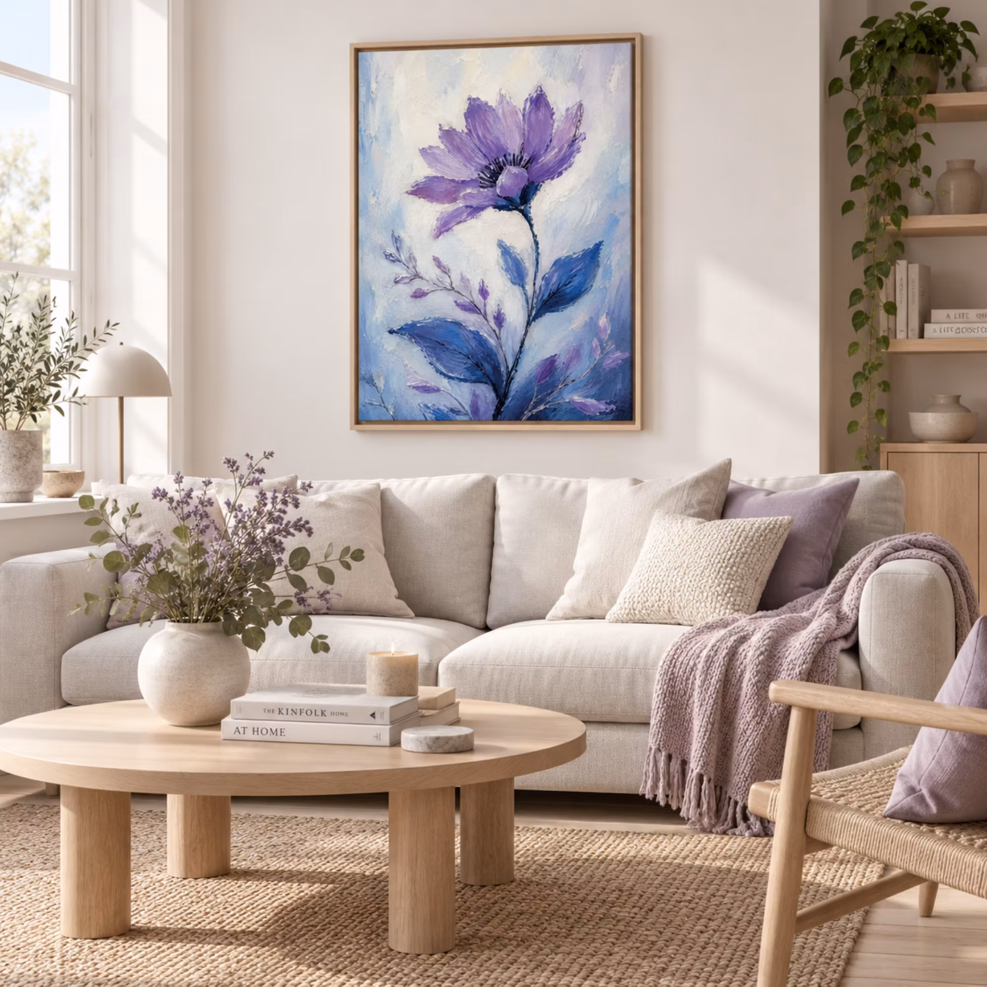 Graphic Art "Blue flower"