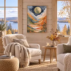 Graphic Art by Pär "Moonlight in the inner landscape"