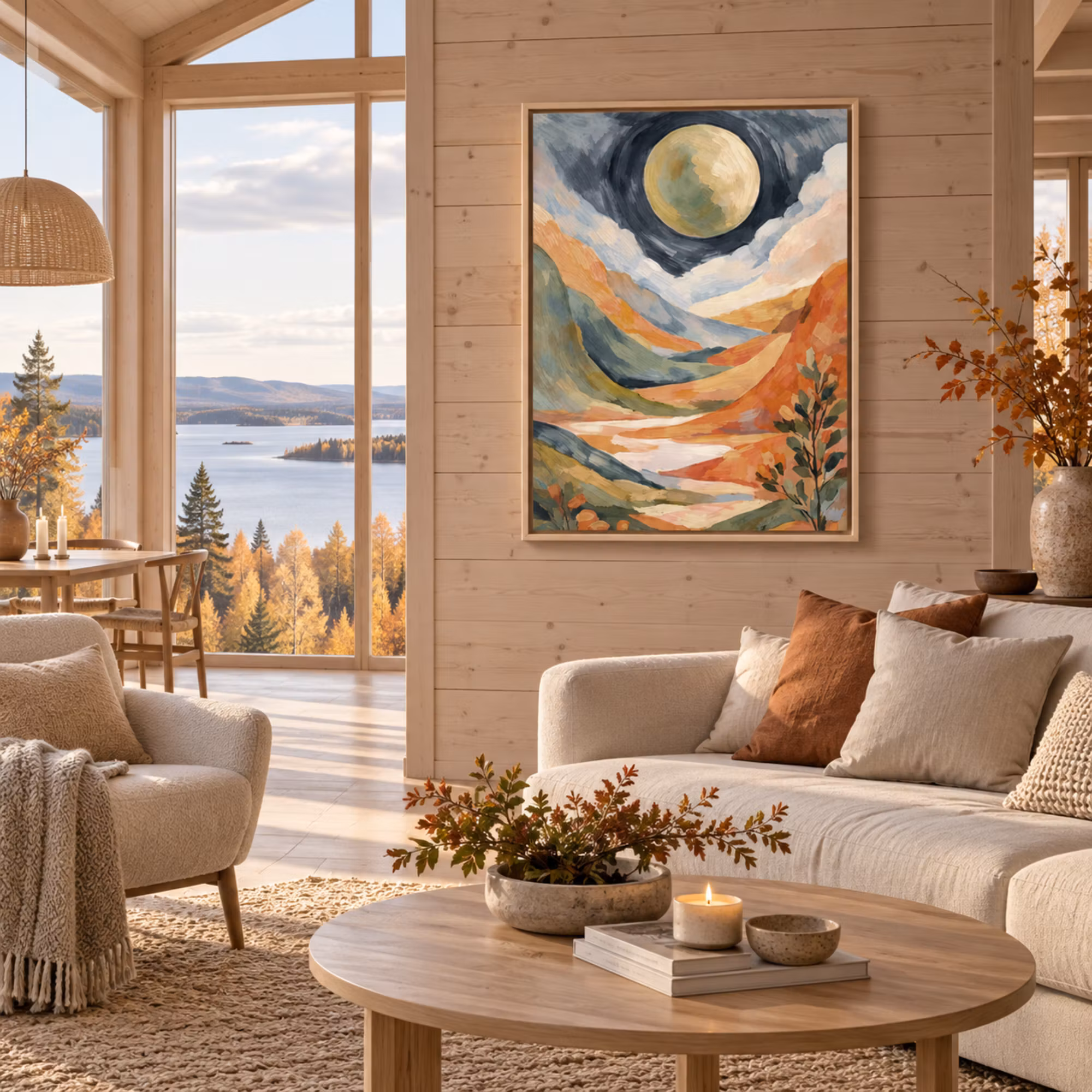 Graphic Art by Pär "Moonlight in the inner landscape"
