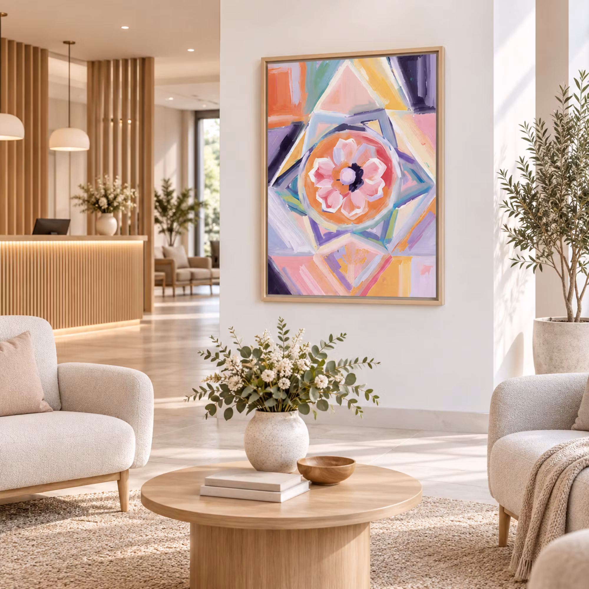 Graphic Art By Pär "The flower at the center of existence"