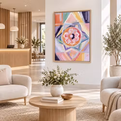 Graphic Art By Pär "The flower at the center of existence"