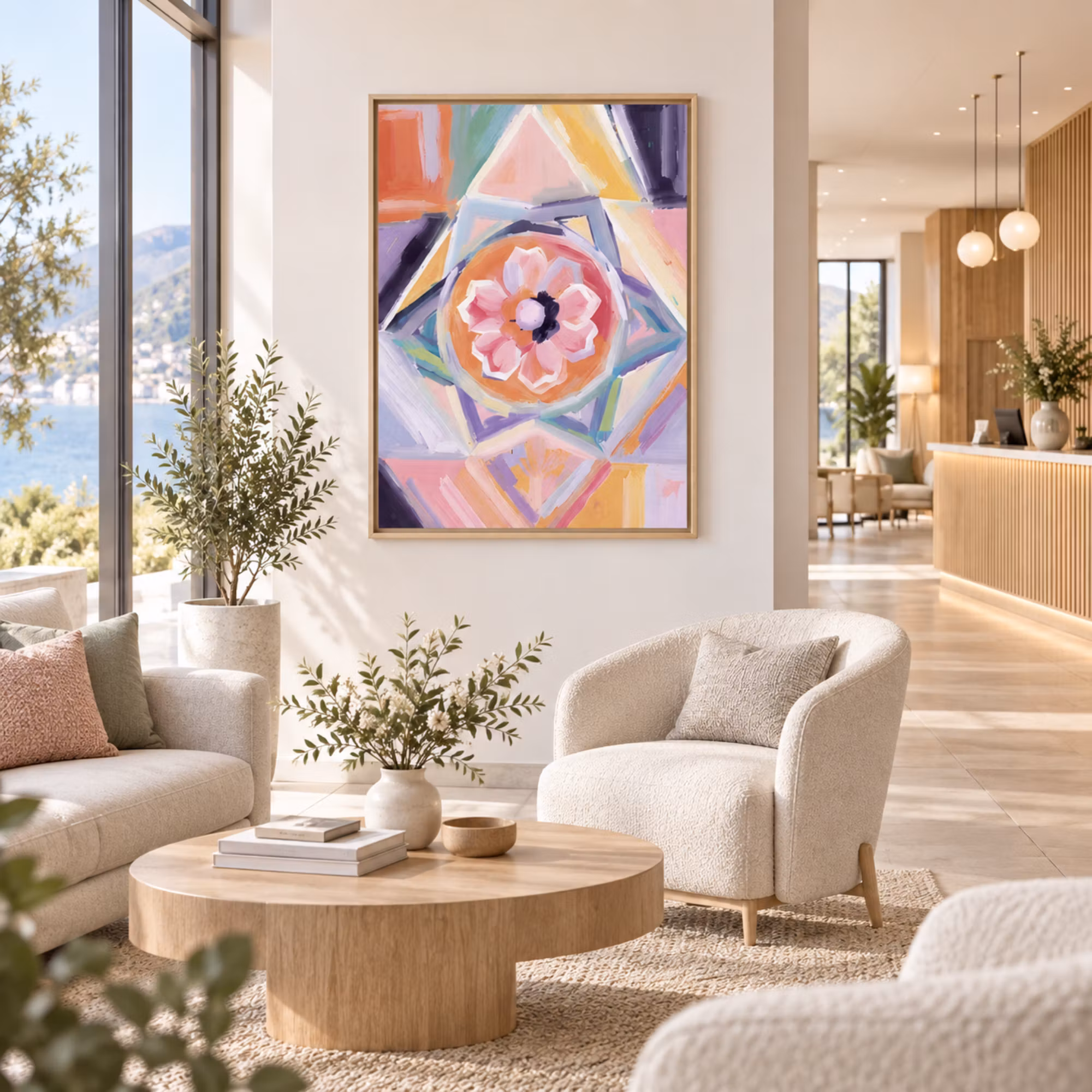 Graphic Art By Pär "The flower at the center of existence"