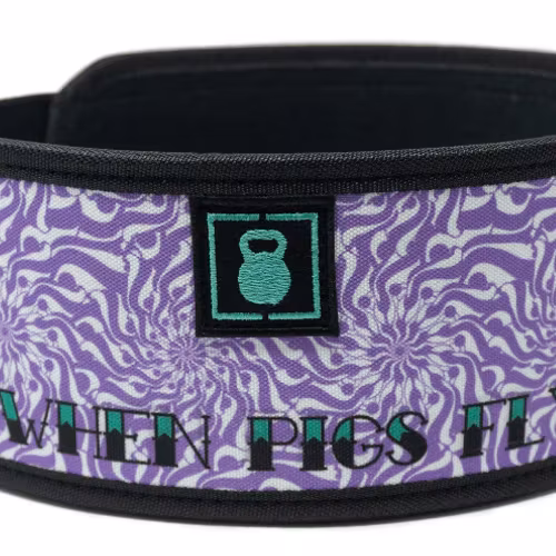 2POOD WHEN PIGS FLY BY DANIELLE BRANDON 4" WEIGHTLIFTING BELT