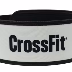 2pood CrossFit White Straight Weightlifting Belt