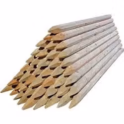 TRÄSTOLPE impregnerad - hela paket