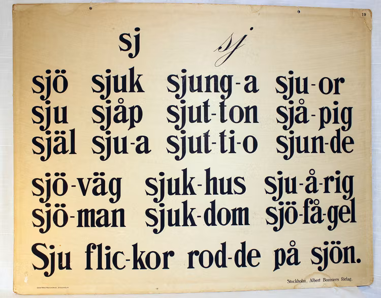 Skolplansch K + Sj M150