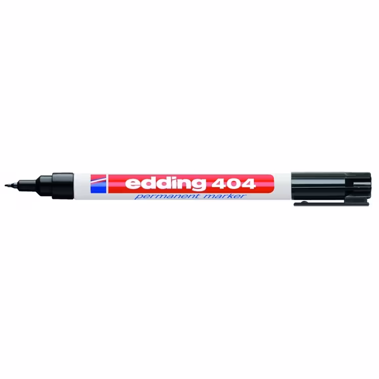 Märkpenna Edding 404 Svart, extra fin rund spets